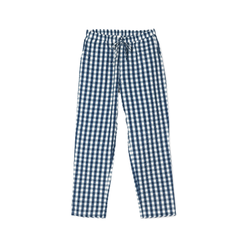 JUNA Barbara Lounge Pants, Blue/White - Gessato Design Store