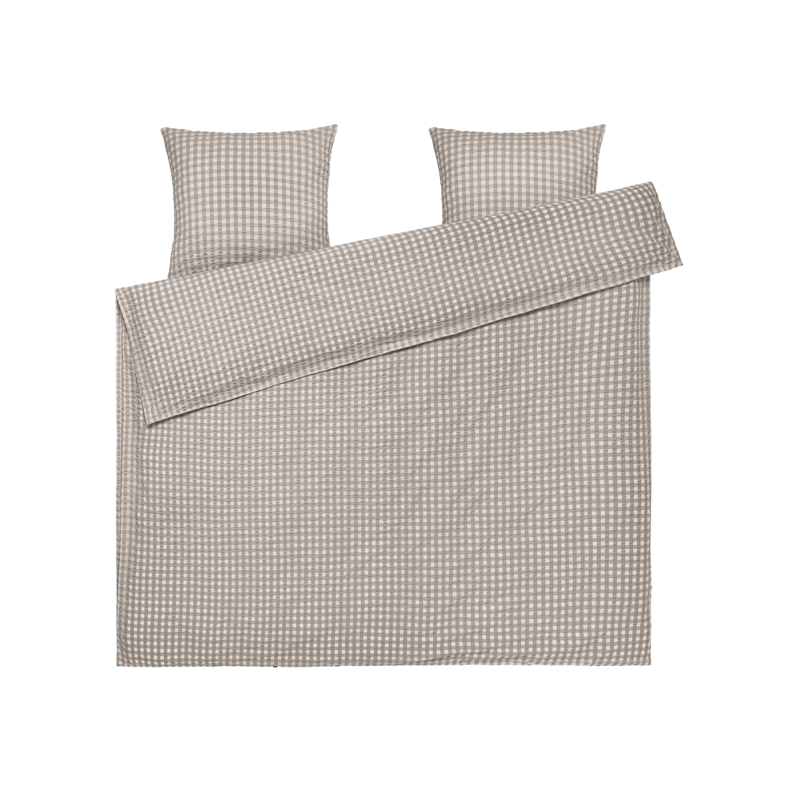 JUNA Bæk&Bølge Duvet Cover Set, Grey/Birch - Gessato Design Store