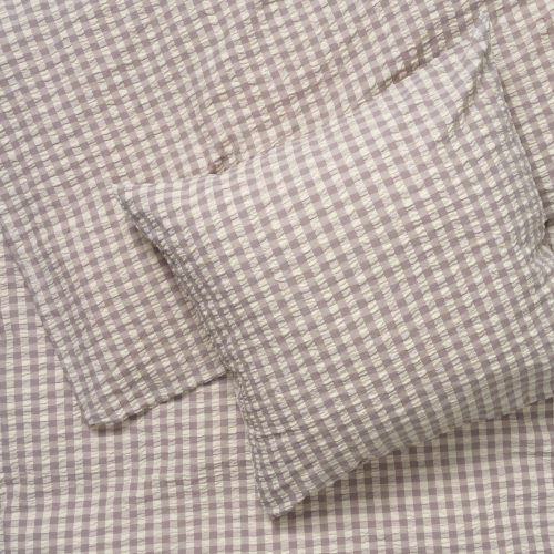 JUNA Bæk&Bølge Duvet Cover Set, Grey/Birch - Gessato Design Store