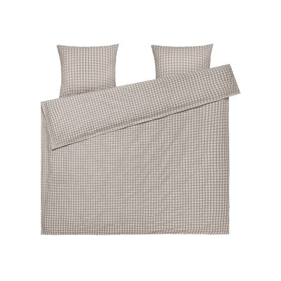 JUNA Bæk&Bølge Duvet Cover Set, Grey/Birch - Gessato Design Store