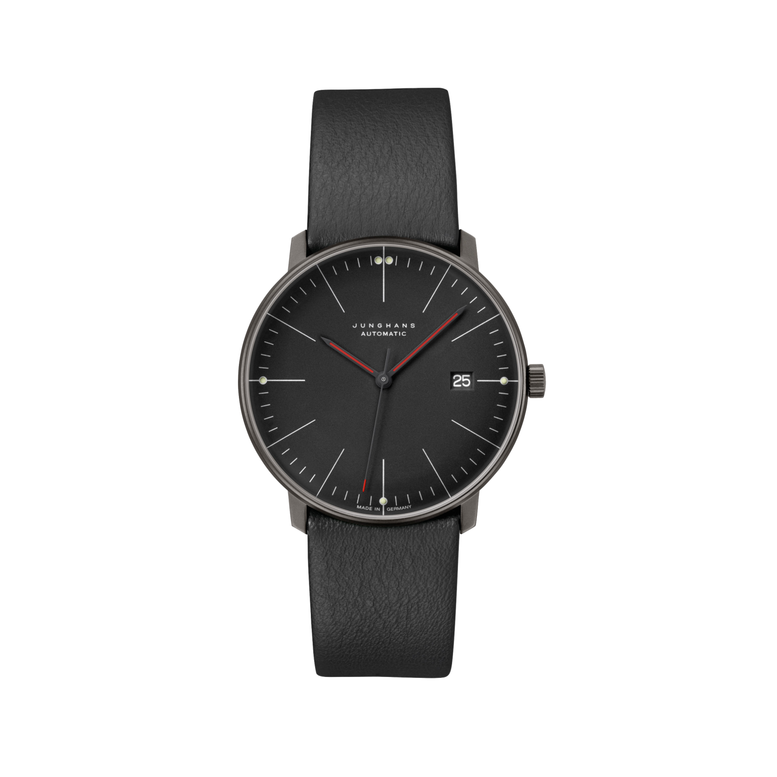 Max Bill Automatic Bauhaus Black PVD - Gessato Design Store