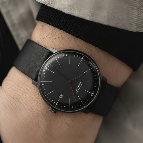 Max Bill Automatic Bauhaus Black PVD - Gessato Design Store