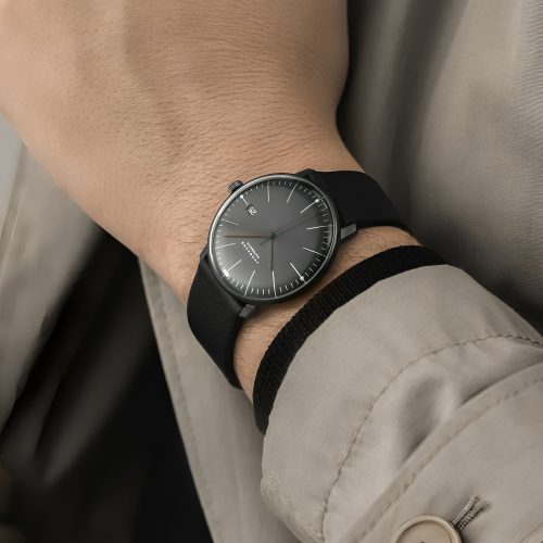 Max Bill Automatic Bauhaus Black PVD - Gessato Design Store