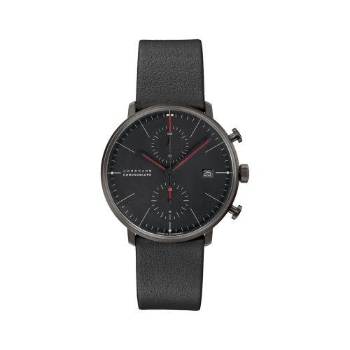 Max Bill Chronoscope Bauhaus Black PVD - Gessato Design Store