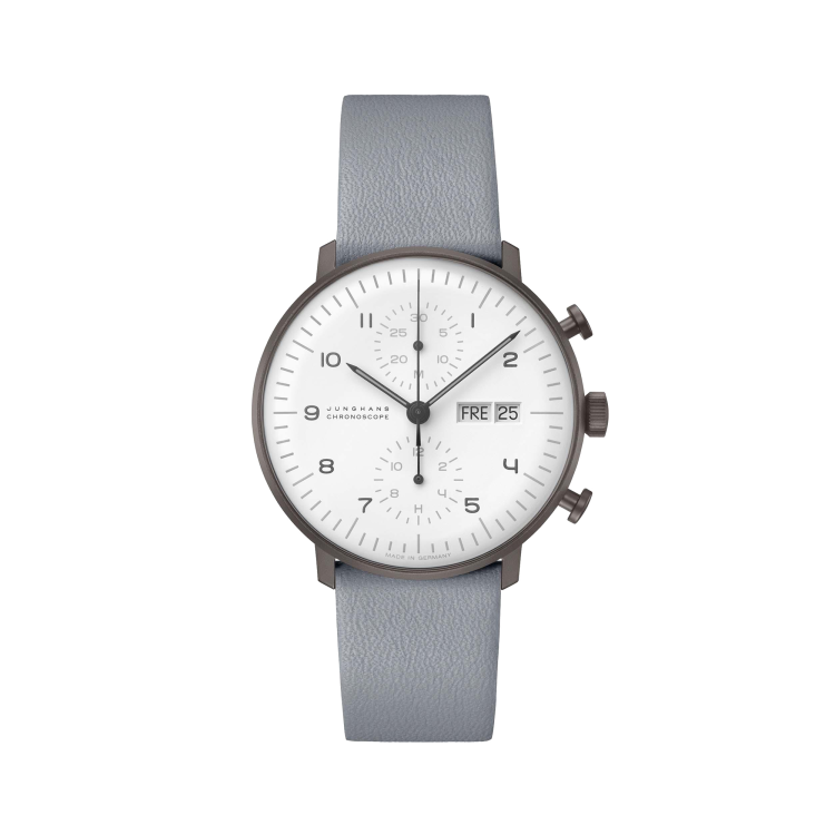 Max Bill Chronoscope Light Grey PVD Edition 27/4008.03