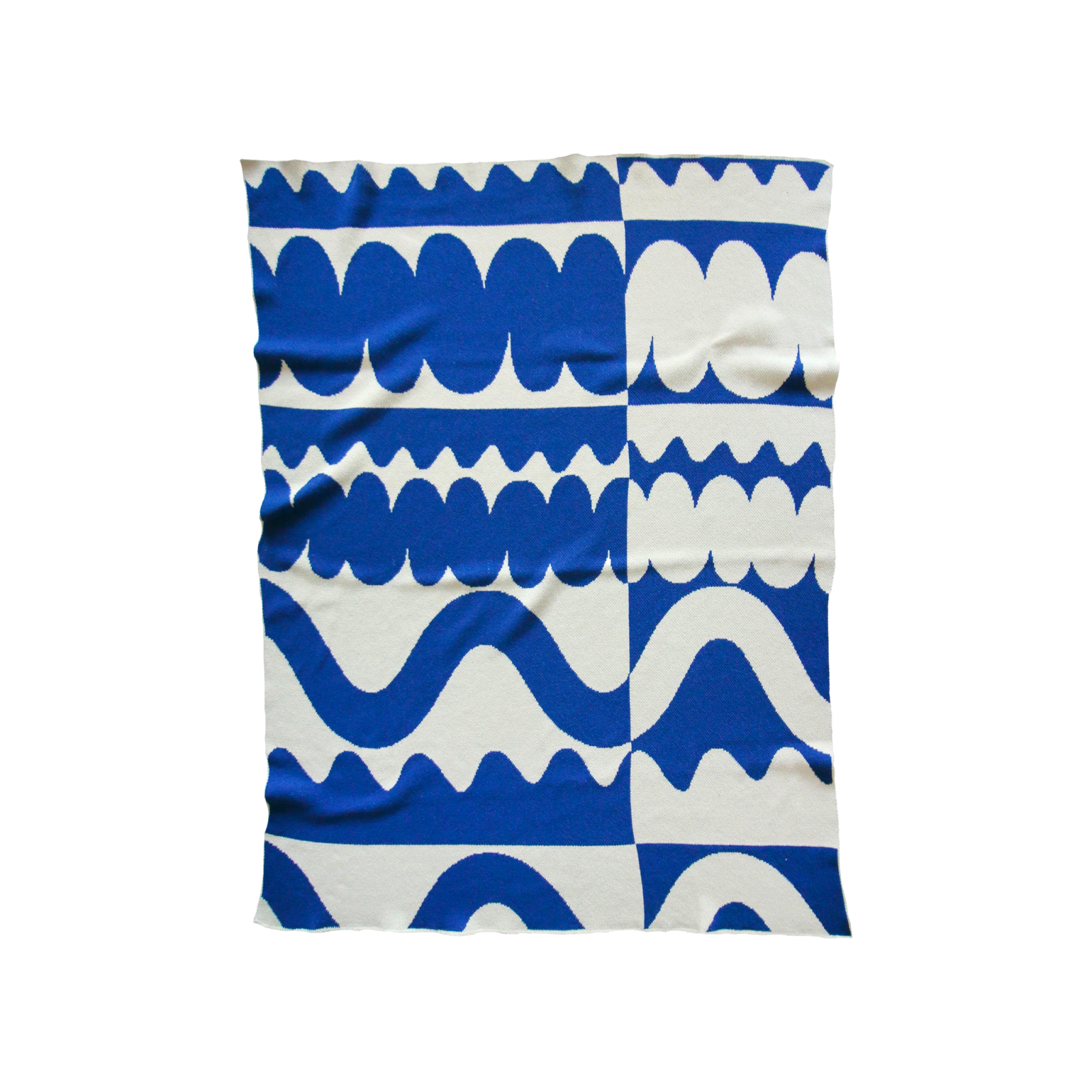 Wiggle Room Throw in Royal Blue - Gessato Design Store