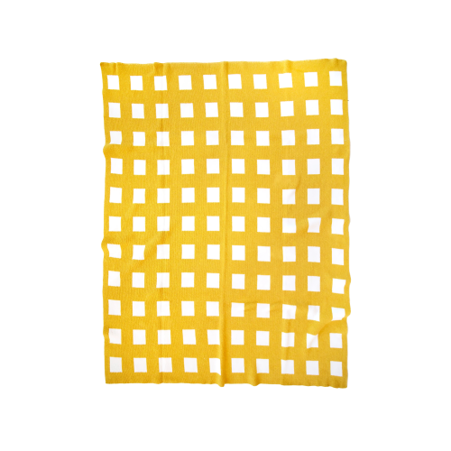 Off the Grid Throw in Citrine - Gessato Design Store