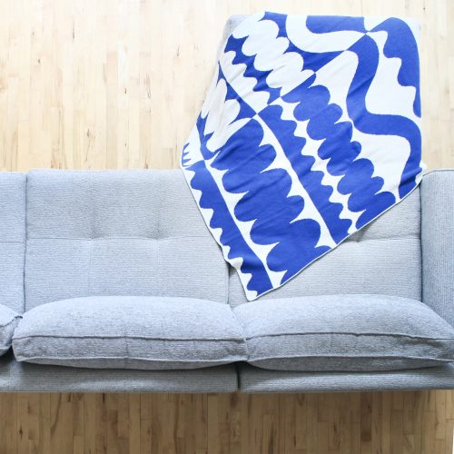 Wiggle Room Throw in Royal Blue - Gessato Design Store