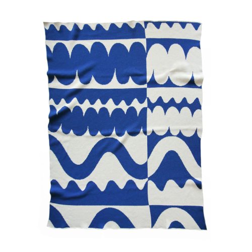 Wiggle Room Throw in Royal Blue - Gessato Design Store