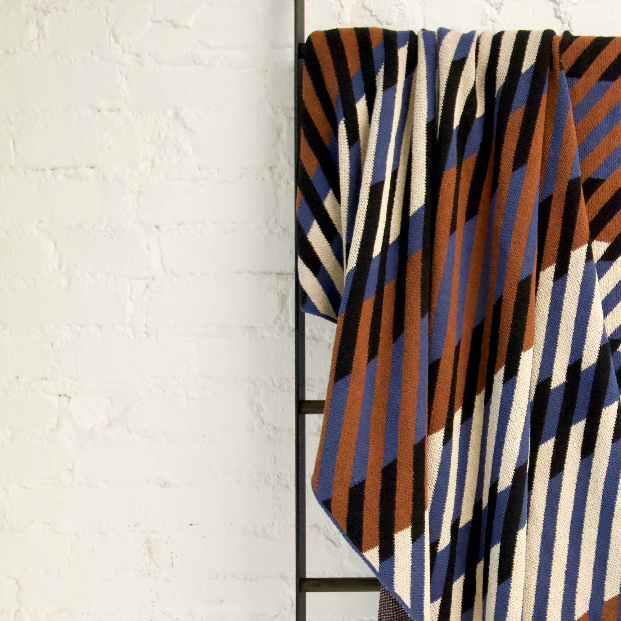 Happy Habitat - Pattern #2 Throw in Slate | Gessato Design Store