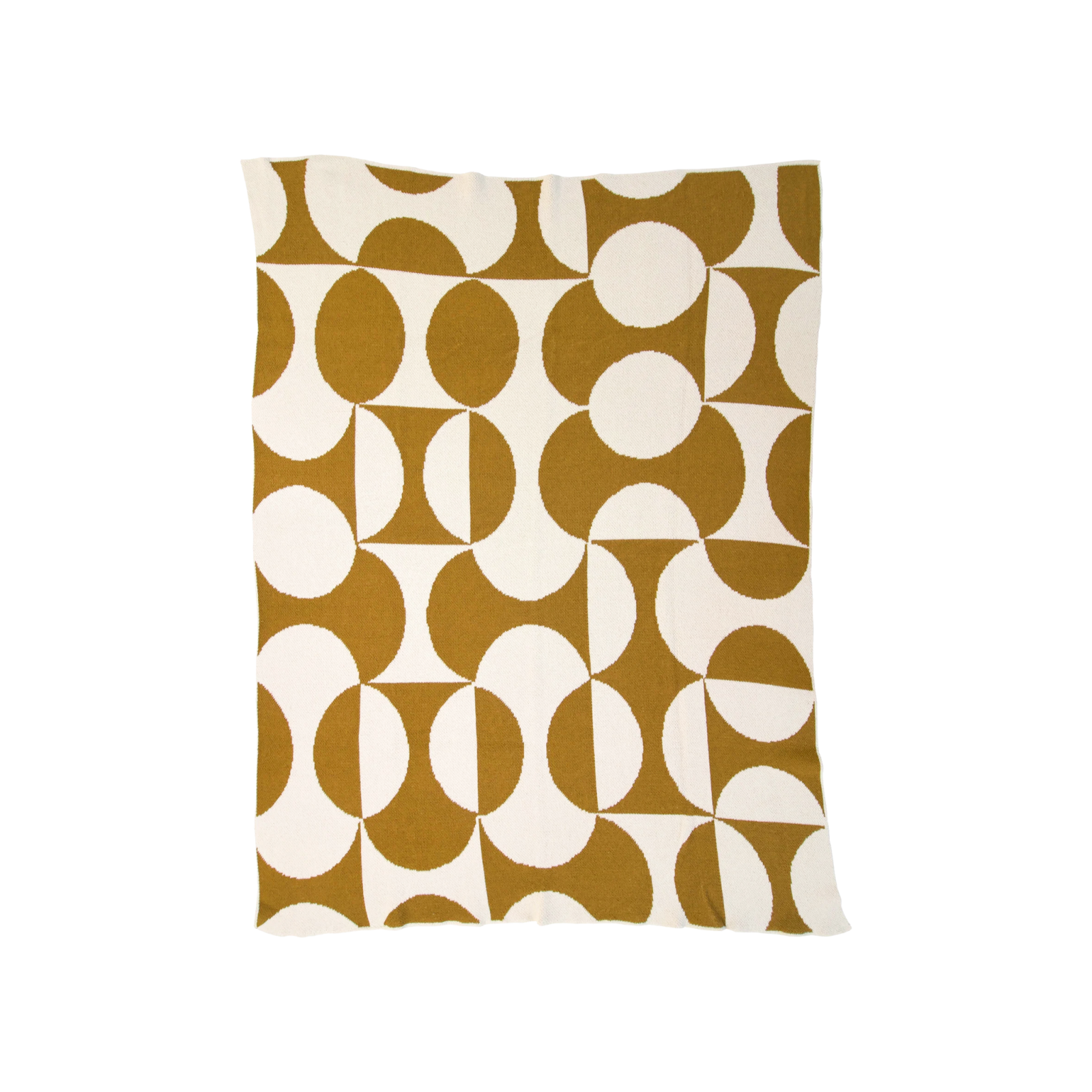 Puzzle Throw in Ochre - Gessato Design Store