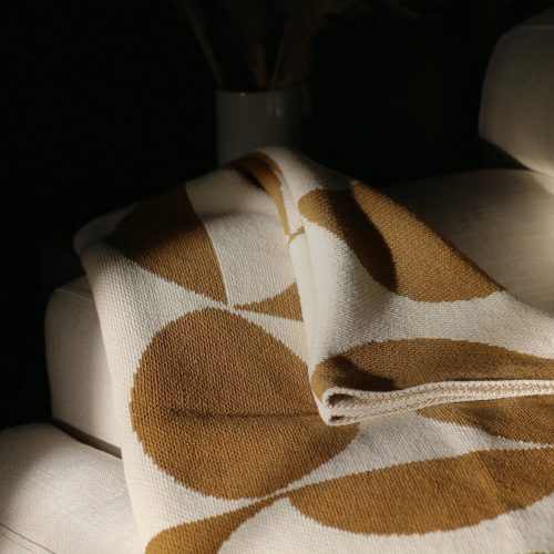 Puzzle Throw in Ochre - Gessato Design Store