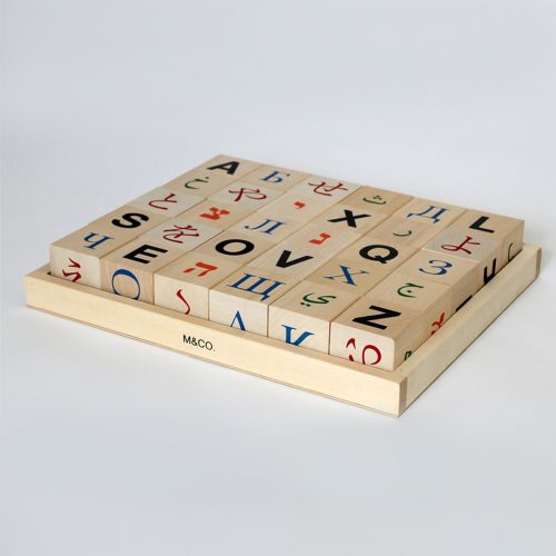 Tibor Kalman Global Alphabet Blocks - Gessato Design Store