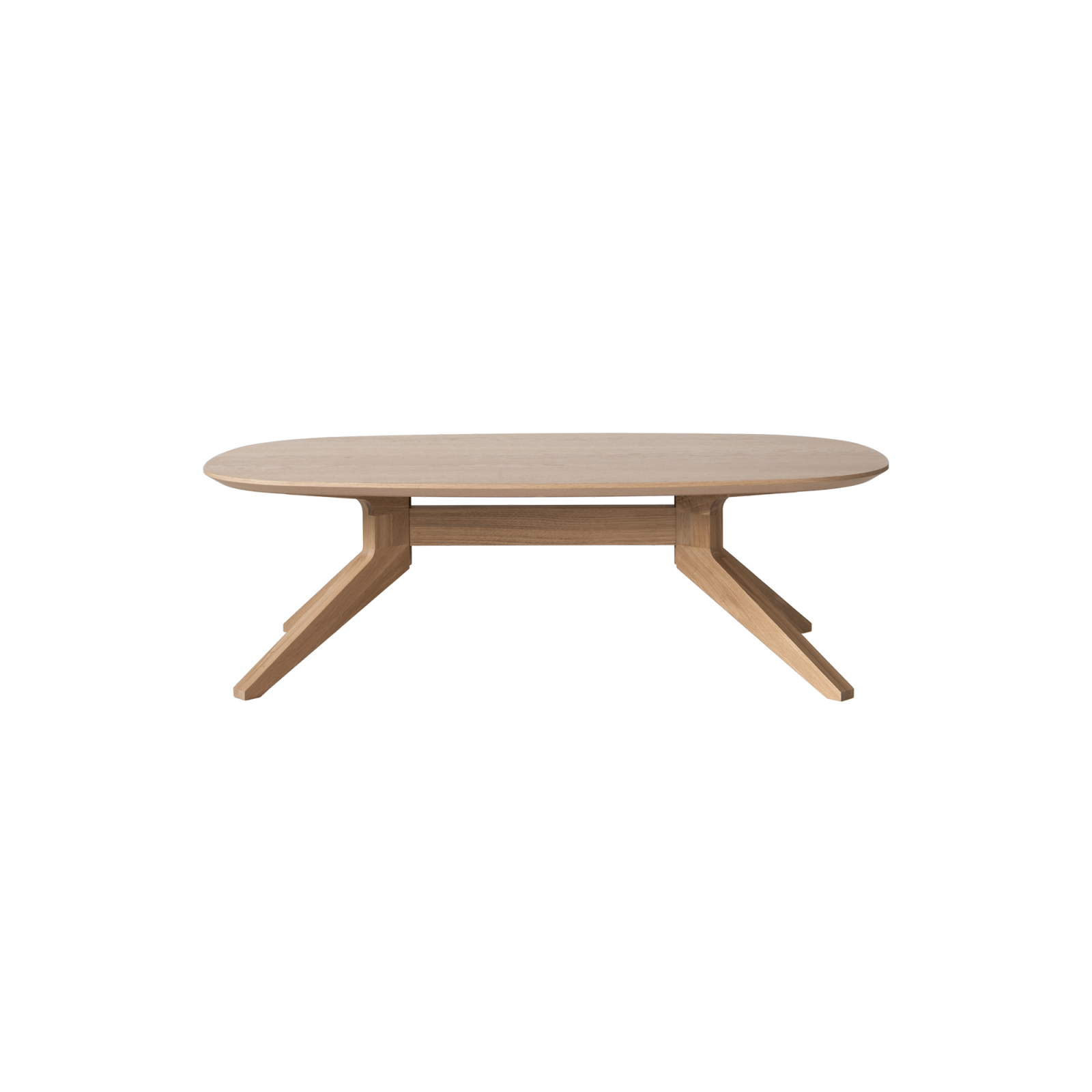 Cross Oval Coffee Table - Gessato Design Store