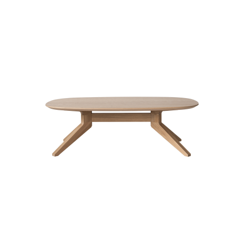 Cross Oval Coffee Table - Gessato Design Store