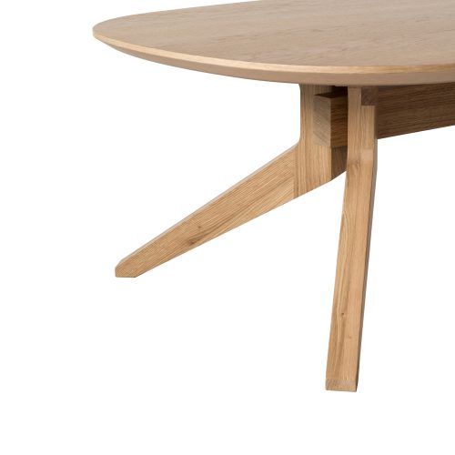 Cross Oval Coffee Table - Gessato Design Store