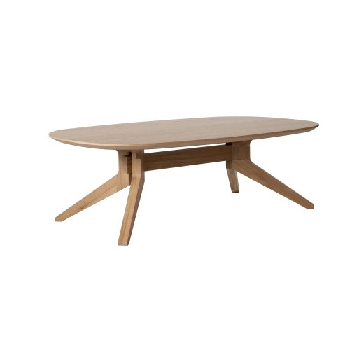 Cross Oval Coffee Table - Gessato Design Store