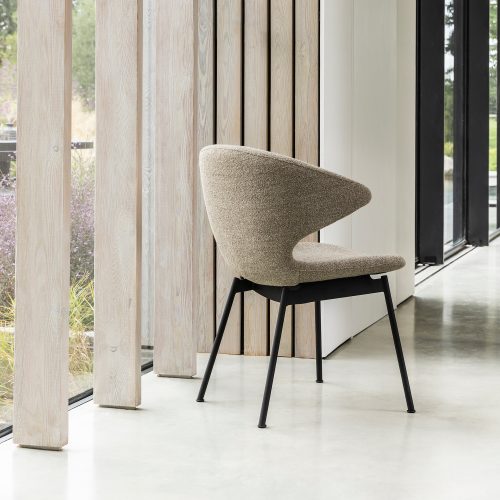 Ella Dining Chair with Tubular Legs - Gessato Design Store