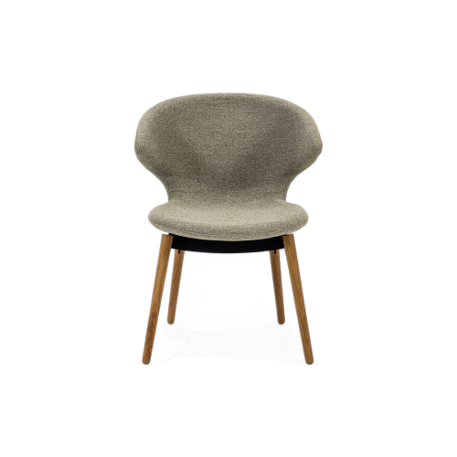 Ella Dining Chair with Wood Legs - Gessato Design Store