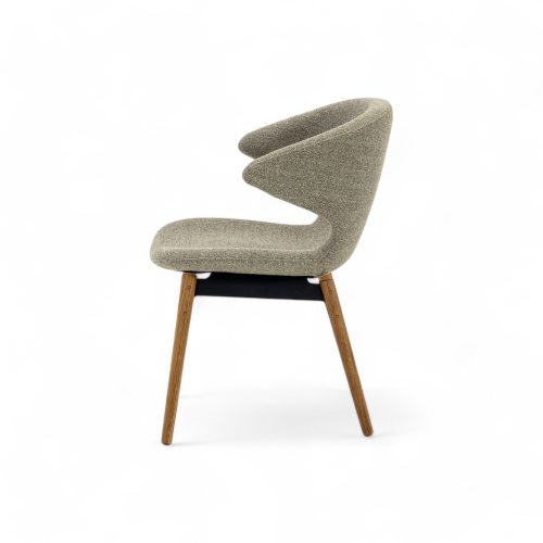 Ella Dining Chair with Wood Legs - Gessato Design Store