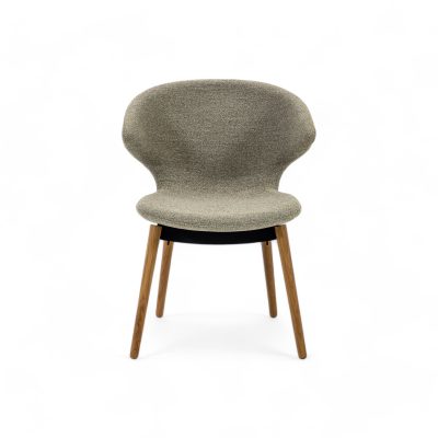Ella Dining Chair with Wood Legs - Gessato Design Store