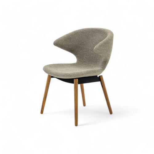 Ella Dining Chair with Wood Legs - Gessato Design Store