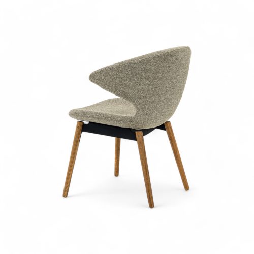 Ella Dining Chair with Wood Legs - Gessato Design Store