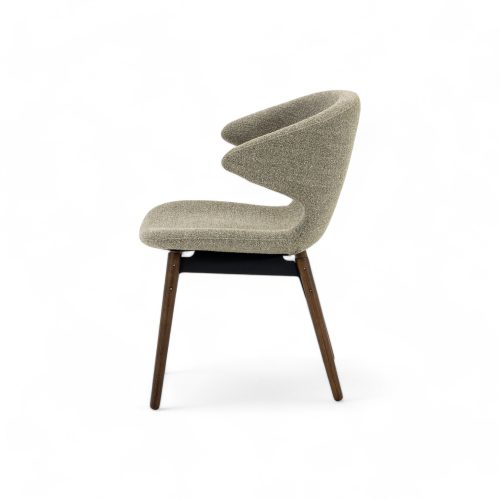 Ella Dining Chair with Wood Legs - Gessato Design Store