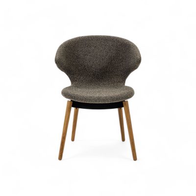 Ella Dining Chair with Wood Legs - Gessato Design Store