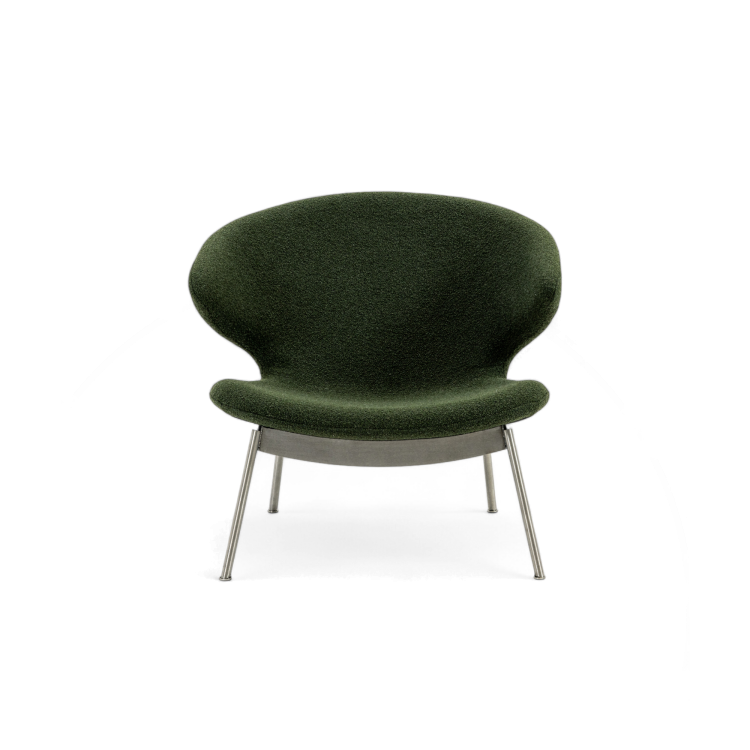 Ella Lounge Chair, Tubular Legs