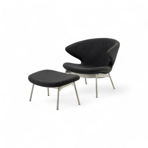 Ella Lounge Chair, Tubular Legs - Gessato Design Store