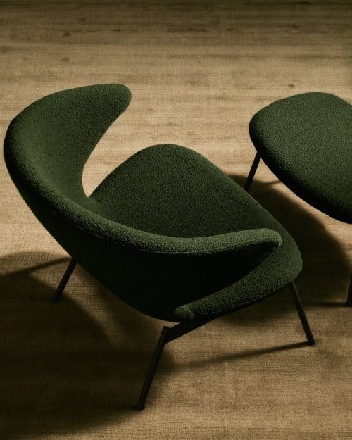 Ella Lounge Chair, Tubular Legs - Gessato Design Store