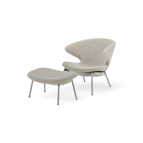 Ella Lounge Chair, Tubular Legs - Gessato Design Store