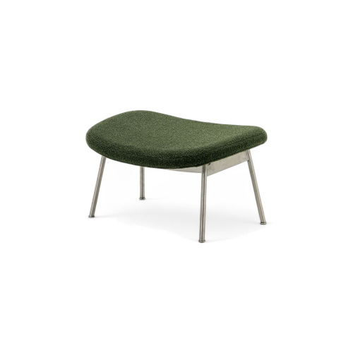 Ella Ottoman with Tubular Legs - Gessato Design Store