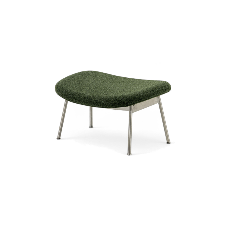 Ella Ottoman with Tubular Legs