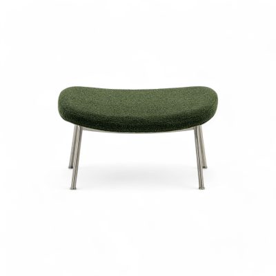 Ella Ottoman with Tubular Legs - Gessato Design Store