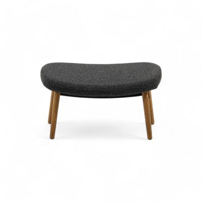 Ella Ottoman with Wood Legs - Gessato Design Store