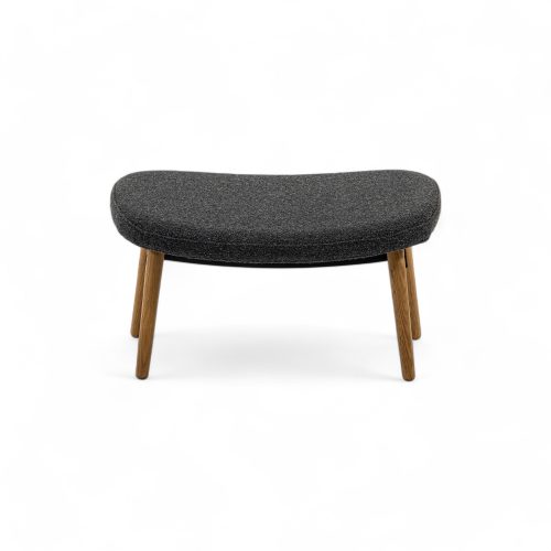 Ella Ottoman with Wood Legs - Gessato Design Store