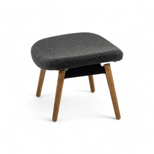 Ella Ottoman with Wood Legs - Gessato Design Store