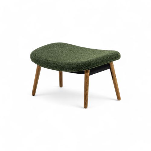 Ella Ottoman with Wood Legs - Gessato Design Store