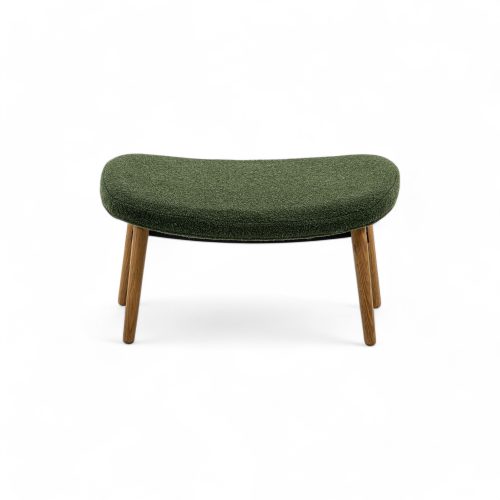 Ella Ottoman with Wood Legs - Gessato Design Store