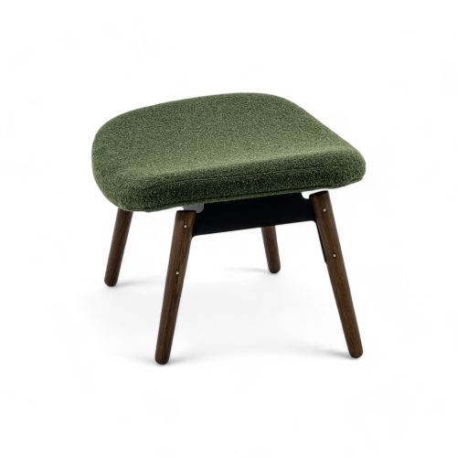 Ella Ottoman with Wood Legs - Gessato Design Store