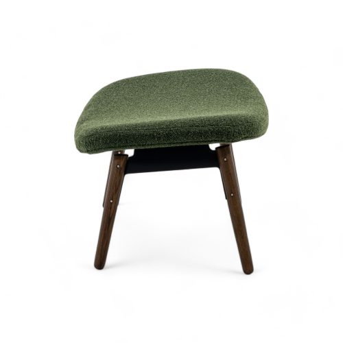 Ella Ottoman with Wood Legs - Gessato Design Store