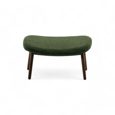 Ella Ottoman with Wood Legs - Gessato Design Store