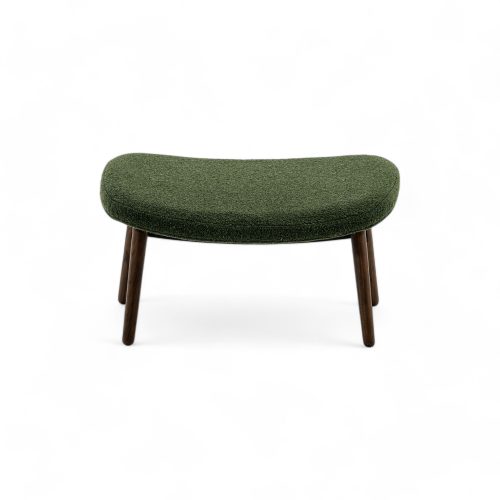 Ella Ottoman with Wood Legs - Gessato Design Store