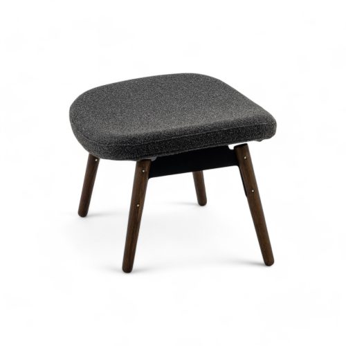 Ella Ottoman with Wood Legs - Gessato Design Store