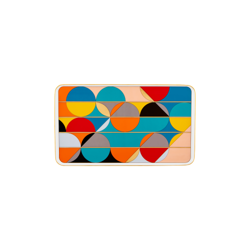 Futurismo Small Rectangular Tray - Gessato Design Store