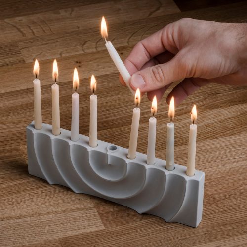 Ripple Menorah - Gessato Design Store