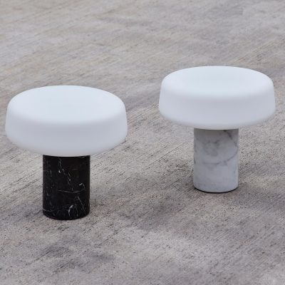 Solid Marble Rechargeable Table Lamp - Gessato Design Store