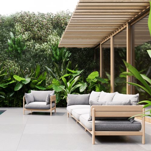 Tanso Outdoor 3-Seater Sofa - Gessato Design Store